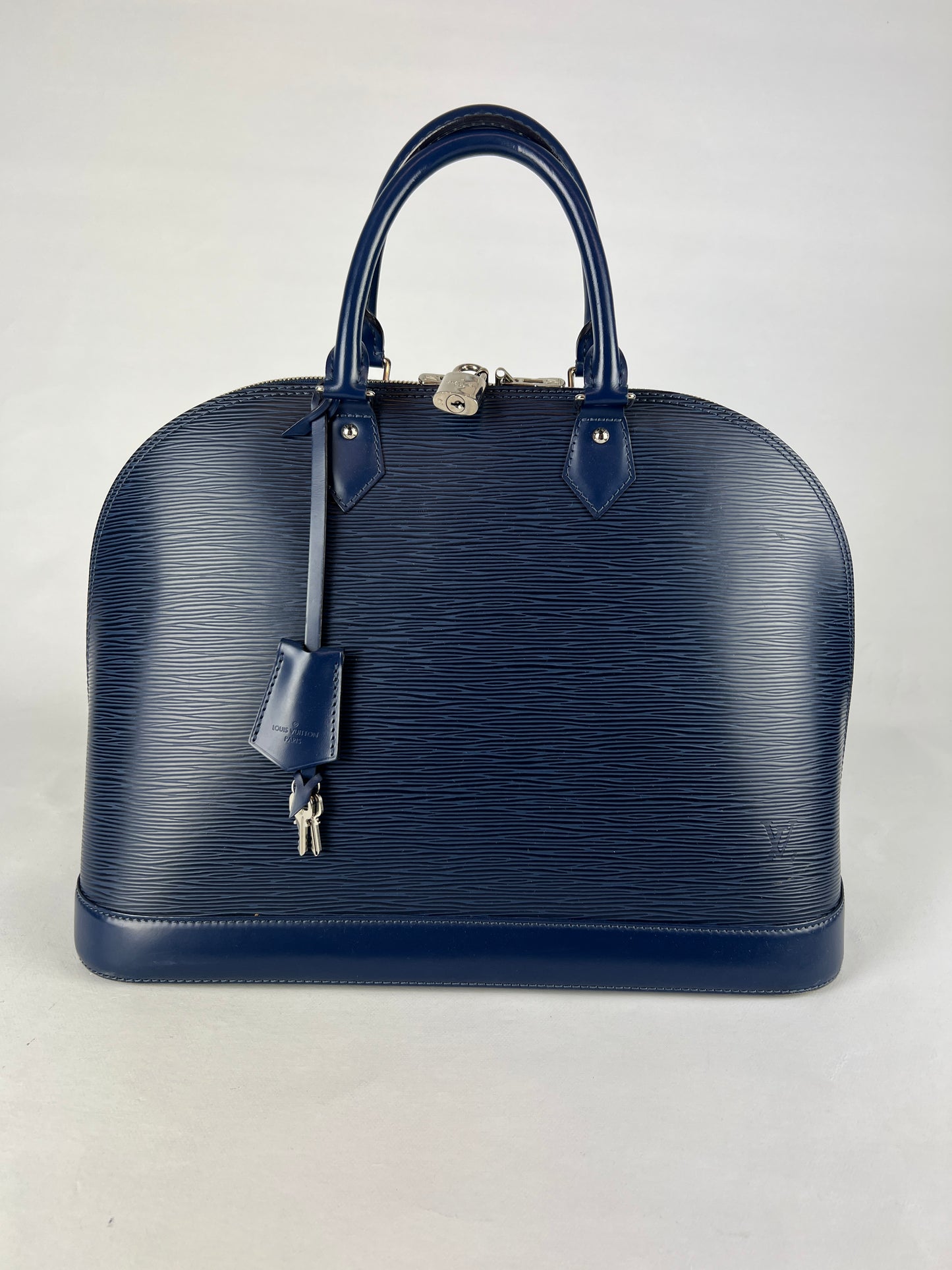 Louis Vuitton Alma Large epi blu