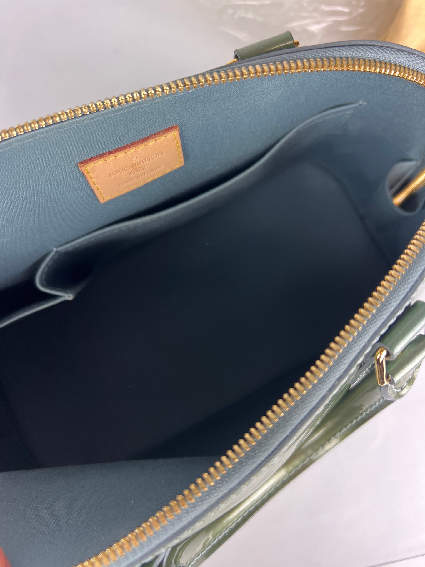 Louis Vuitton borsa salvia Alma