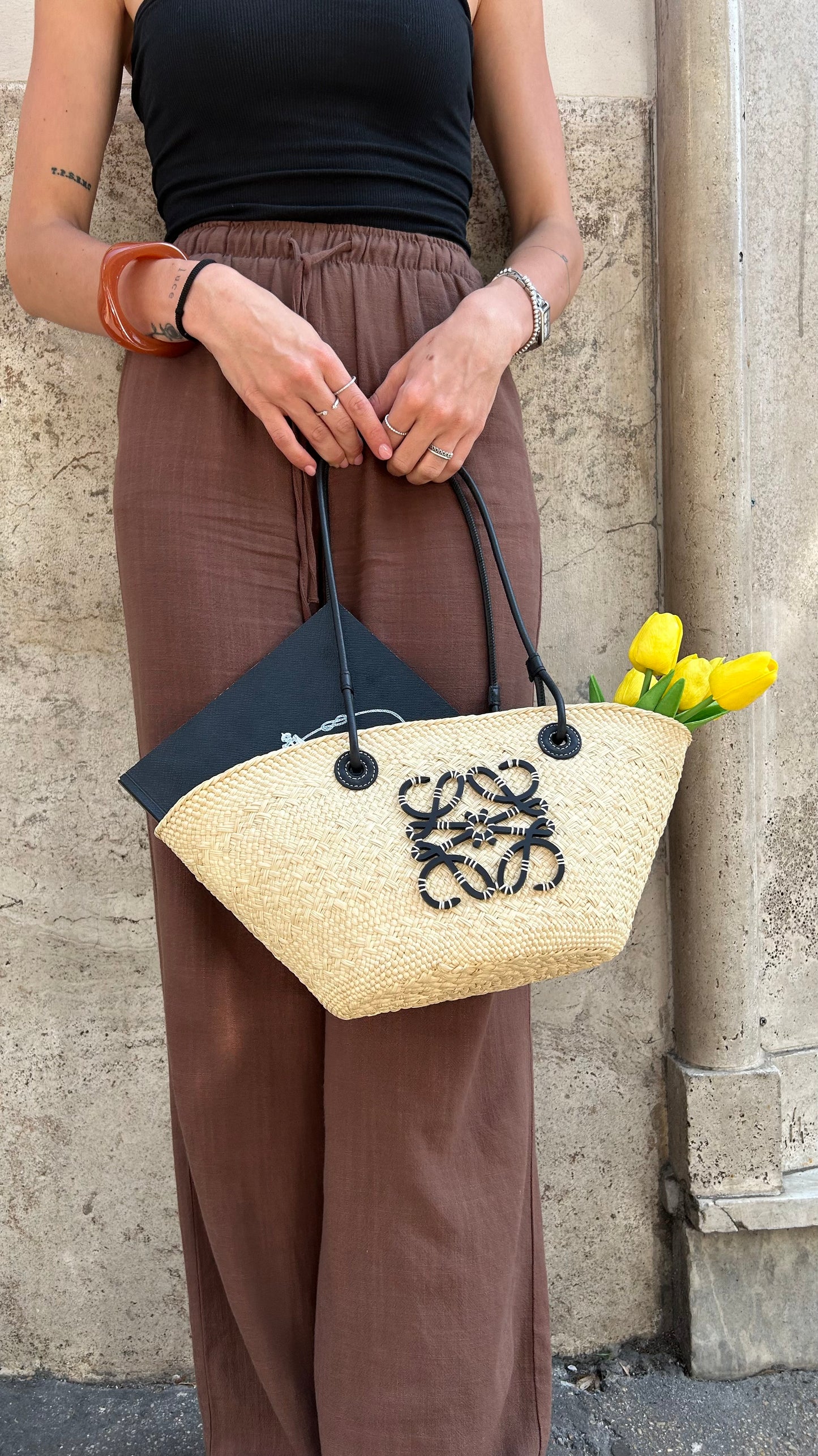 Borsa paglia Loewe