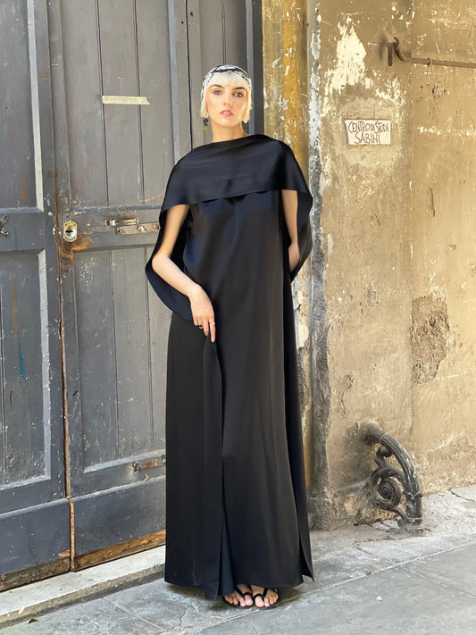 Gucci abito lungo da sera nero