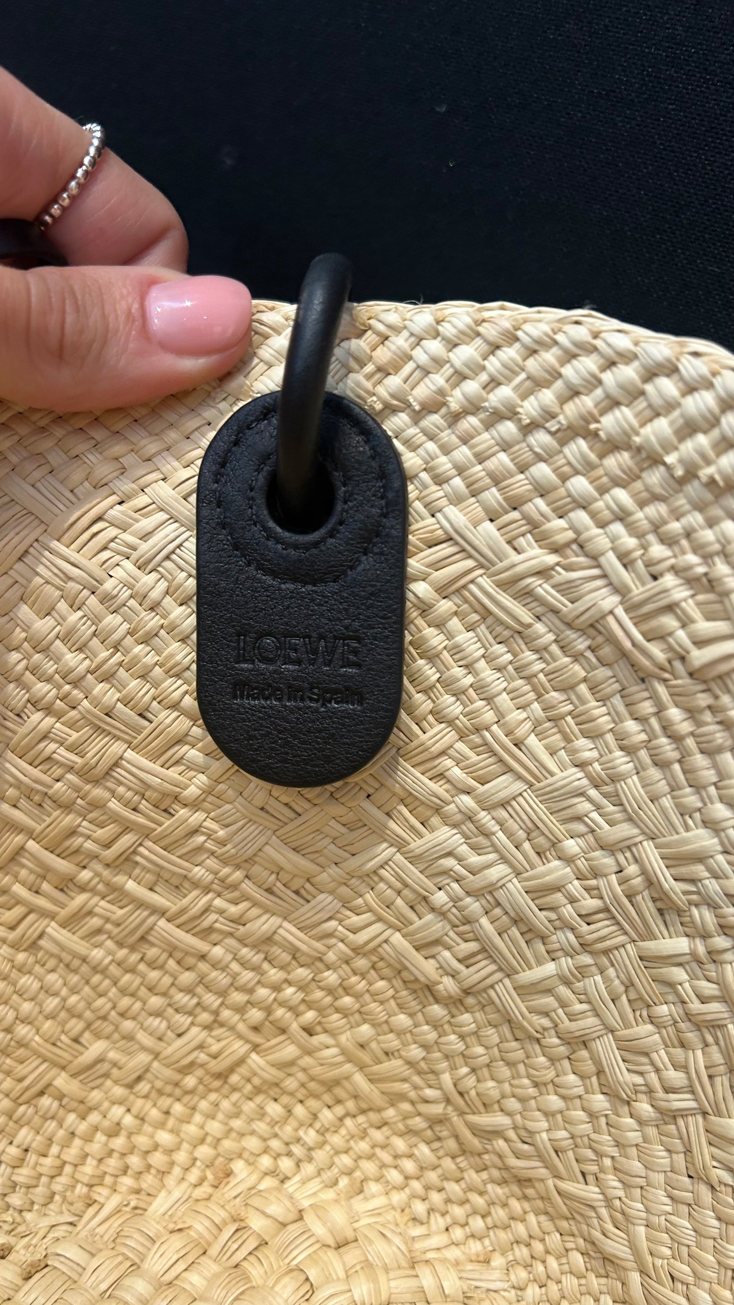 Borsa paglia Loewe