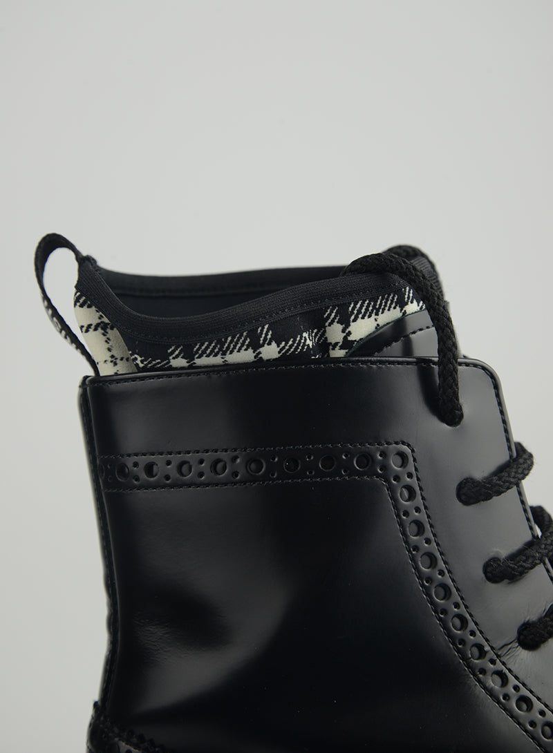 Dior Duilio amphibians in black leather - N. 39