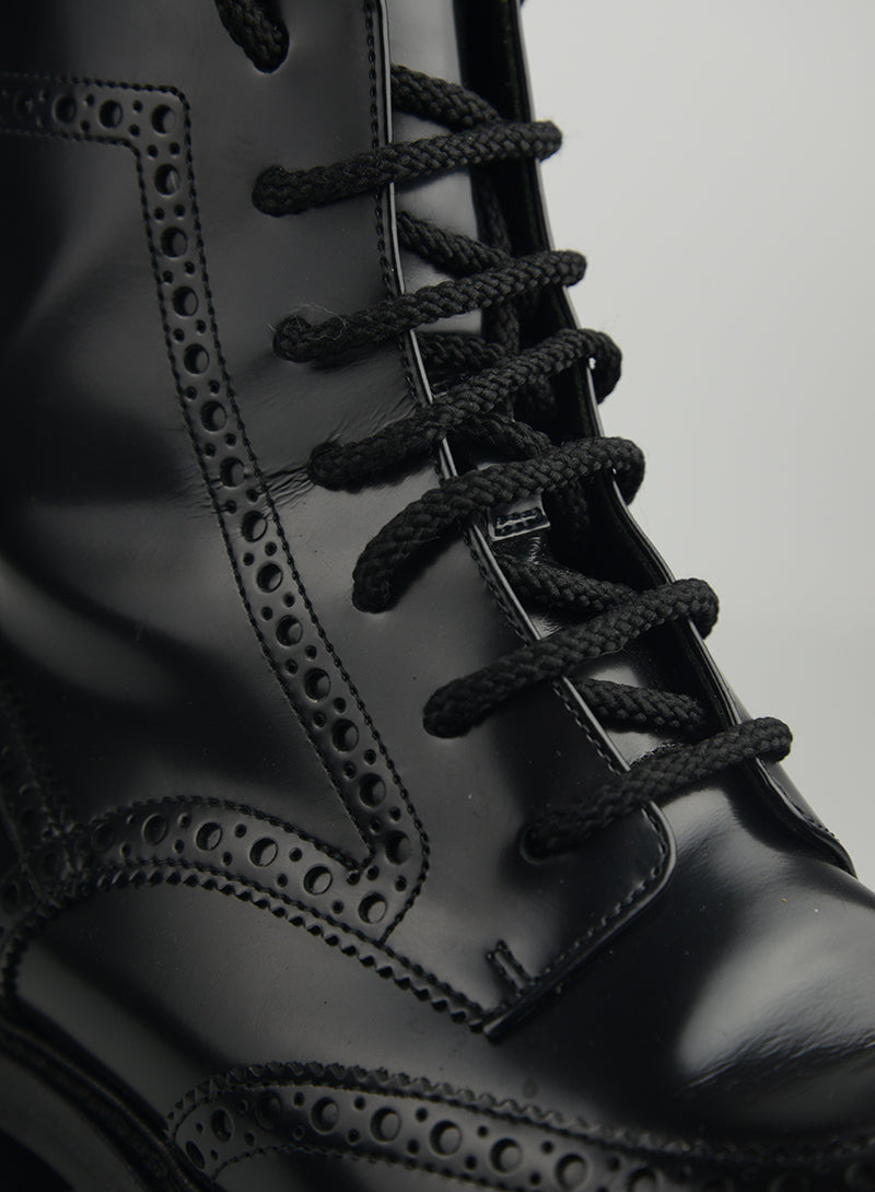 Dior Duilio amphibians in black leather - N. 39