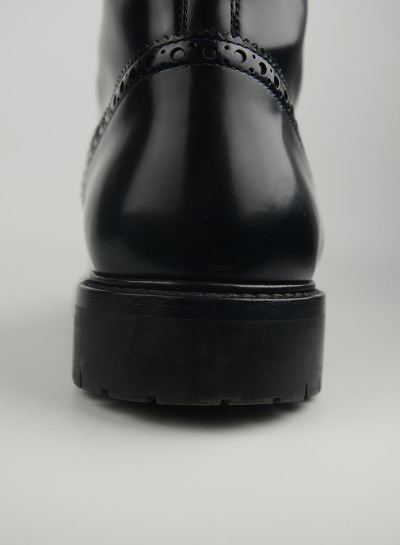 Dior Duilio amphibians in black leather - N. 39