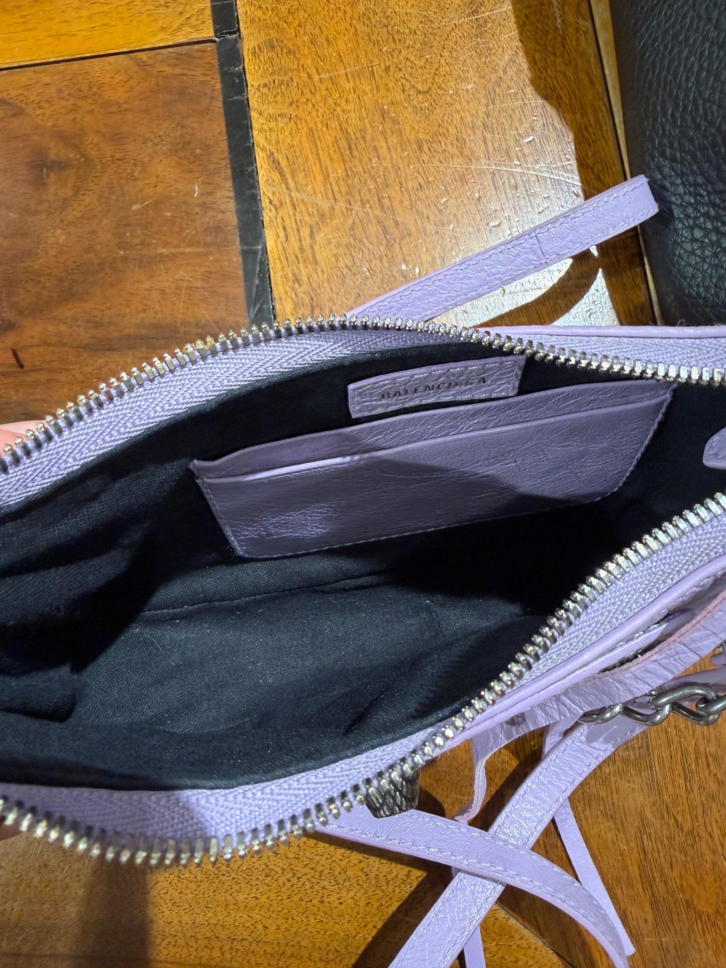 Balenciaga borsina Cagole mini lilla