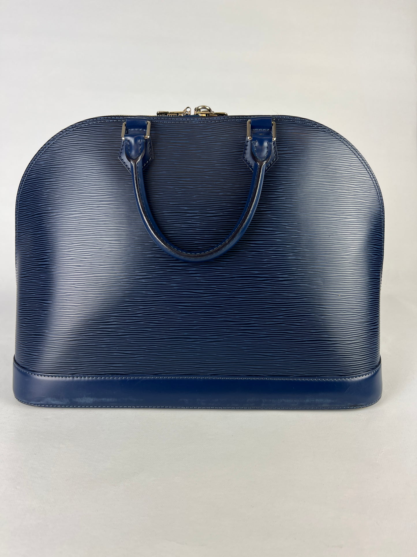 Louis Vuitton Alma Large epi blu