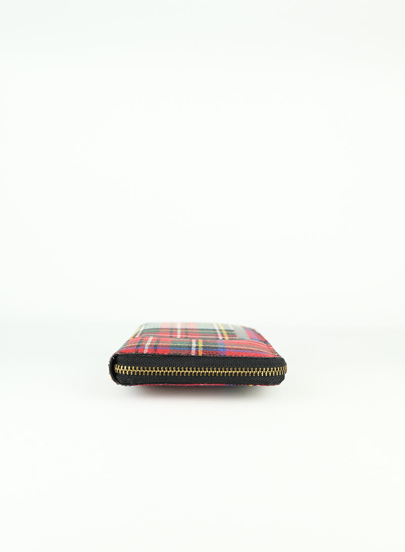 Comme des Garcons portafogli in tartan