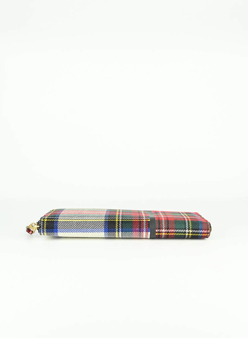 Comme des Garcons portafogli in tartan