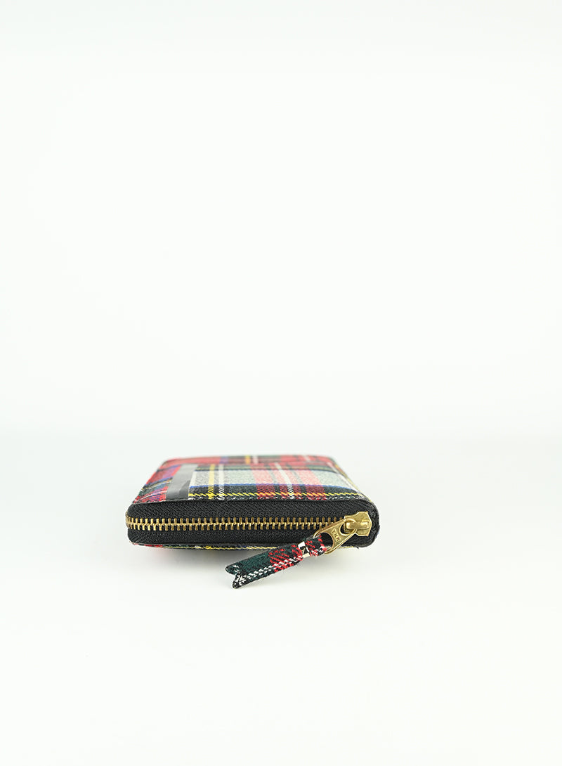 Comme des Garcons portafogli in tartan