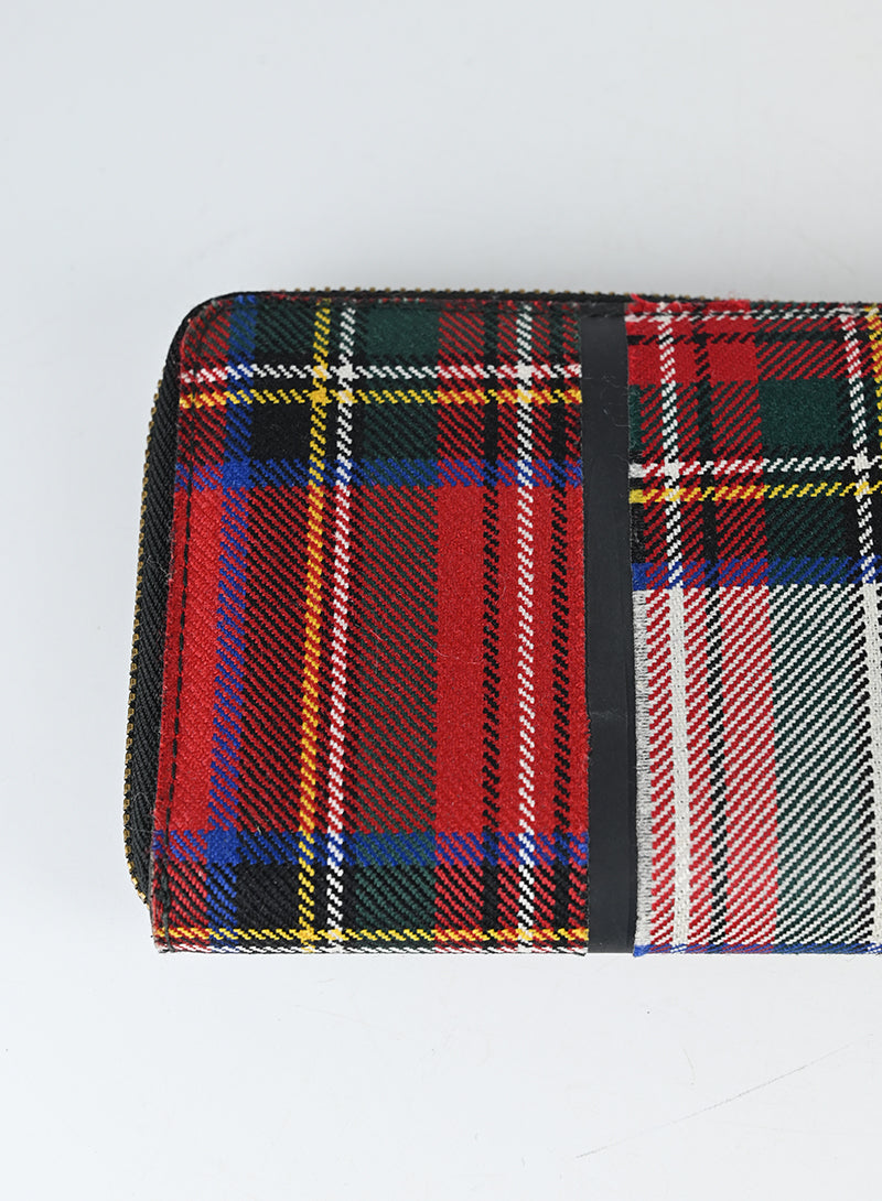 Comme des Garcons portafogli in tartan