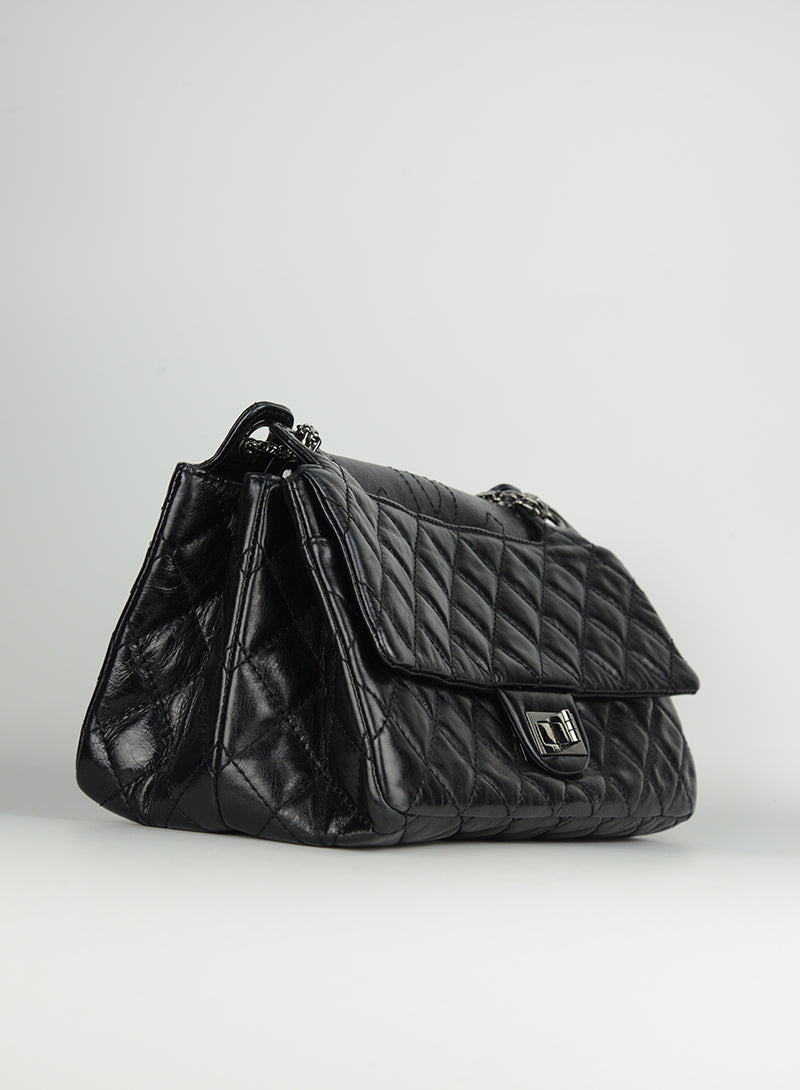 Chanel Borsa Inchiostro in pelle matelassé nera