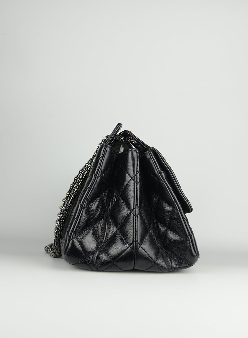 Chanel Borsa Inchiostro in pelle matelassé nera