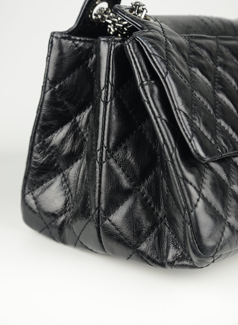 Chanel Borsa Inchiostro in pelle matelassé nera
