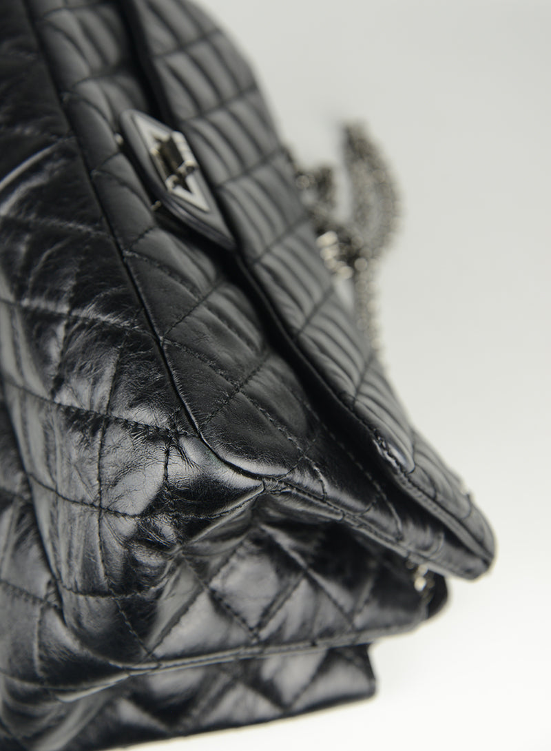 Chanel Borsa Inchiostro in pelle matelassé nera