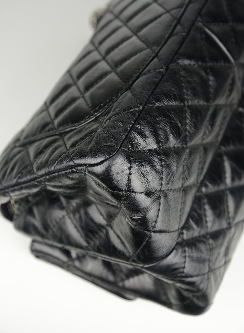 Chanel Borsa Inchiostro in pelle matelassé nera