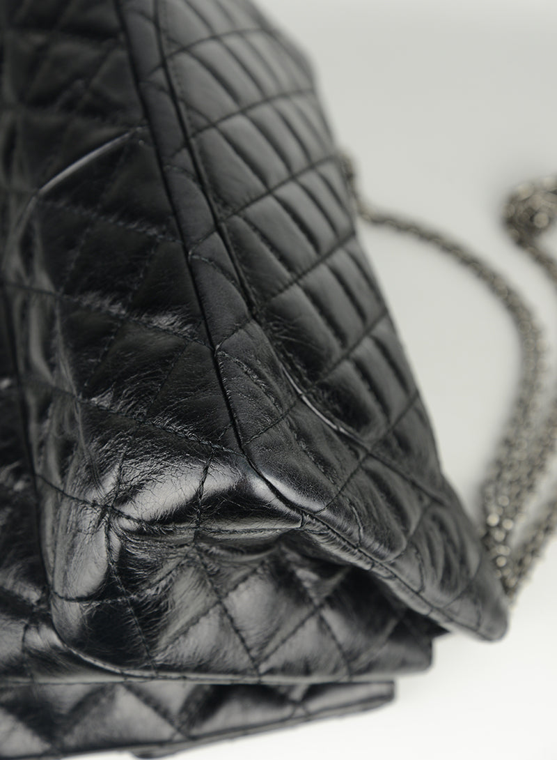 Chanel Borsa Inchiostro in pelle matelassé nera