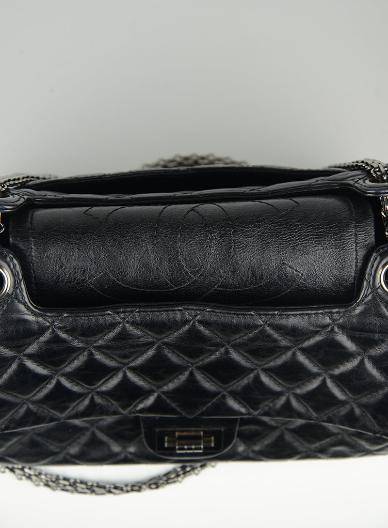 Chanel Borsa Inchiostro in pelle matelassé nera