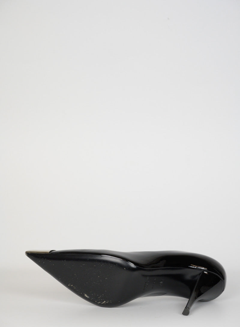 Saint Laurent Décolléte in vernis nera - N. 38 ½