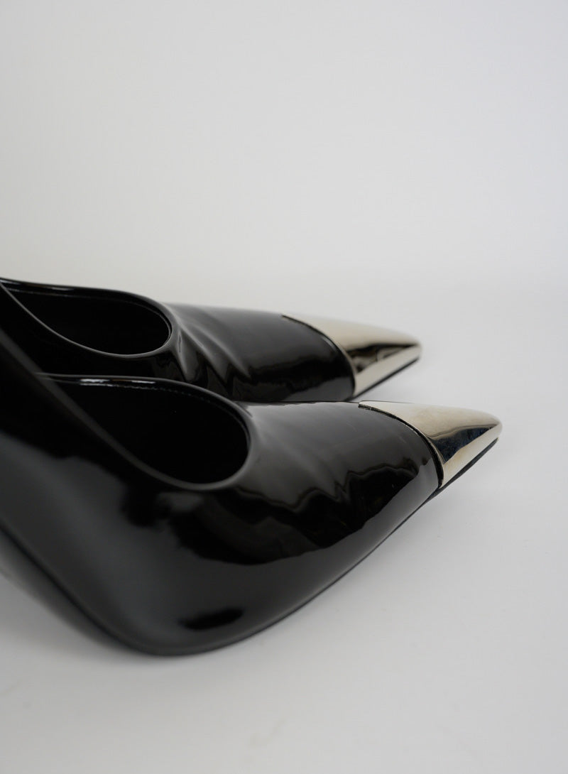 Saint Laurent Décolléte in vernis nera - N. 38 ½