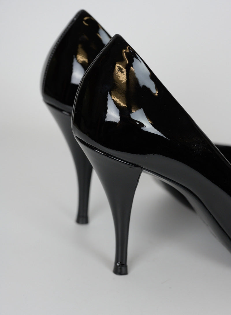 Saint Laurent Décolléte in vernis nera - N. 38 ½