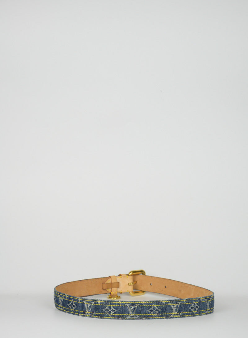Cintura Louis Vuitton in denim
