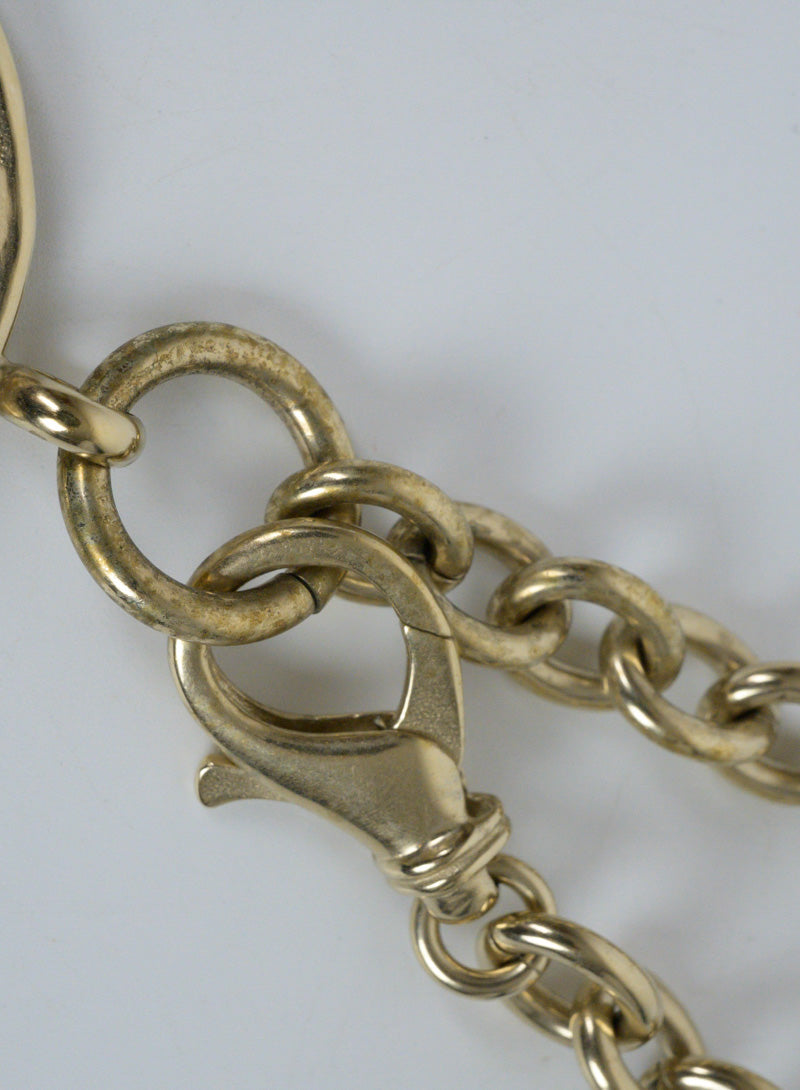Chanel Collana con piastra oro