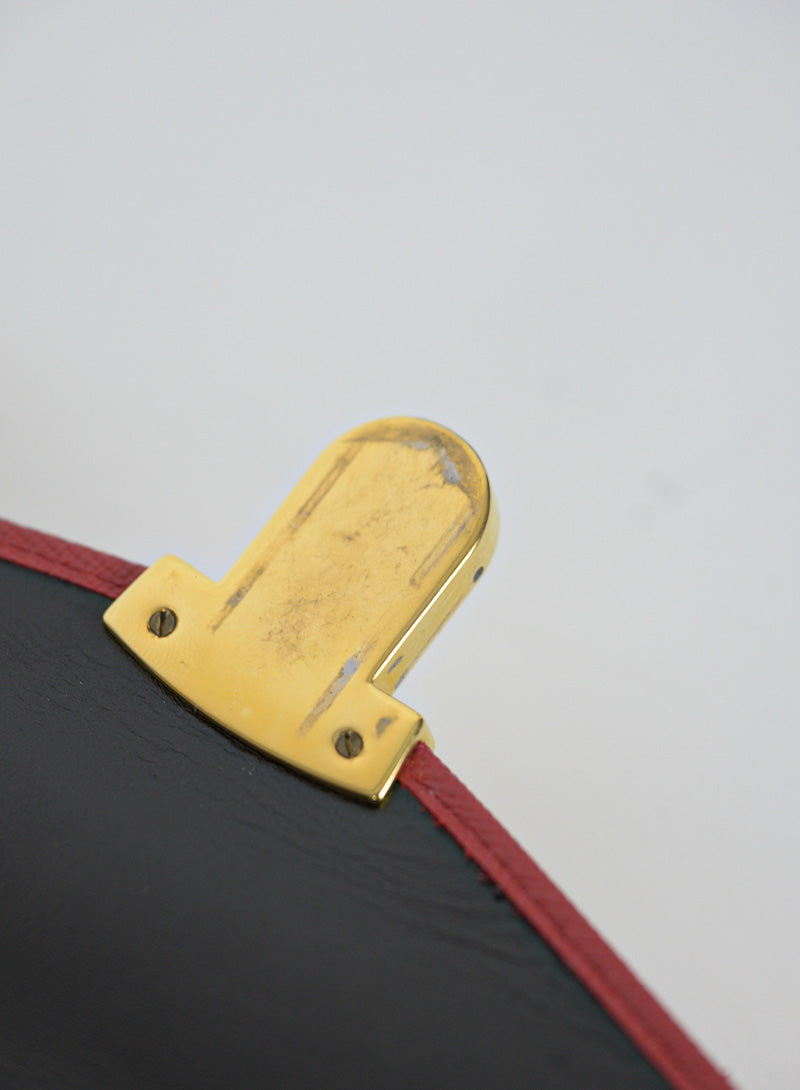 Prada Pochette in pelle Saffiano rossa