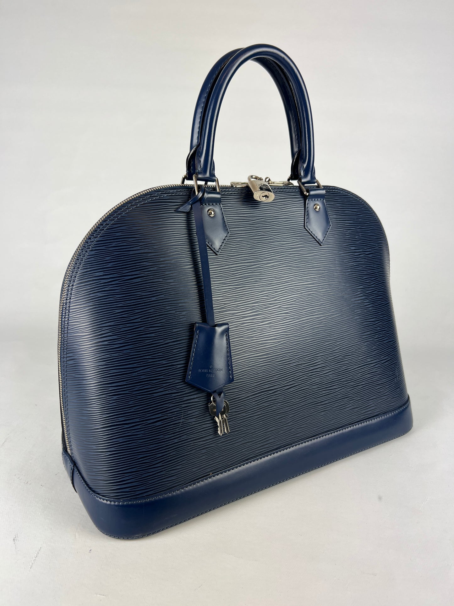 Louis Vuitton Alma Large epi blu