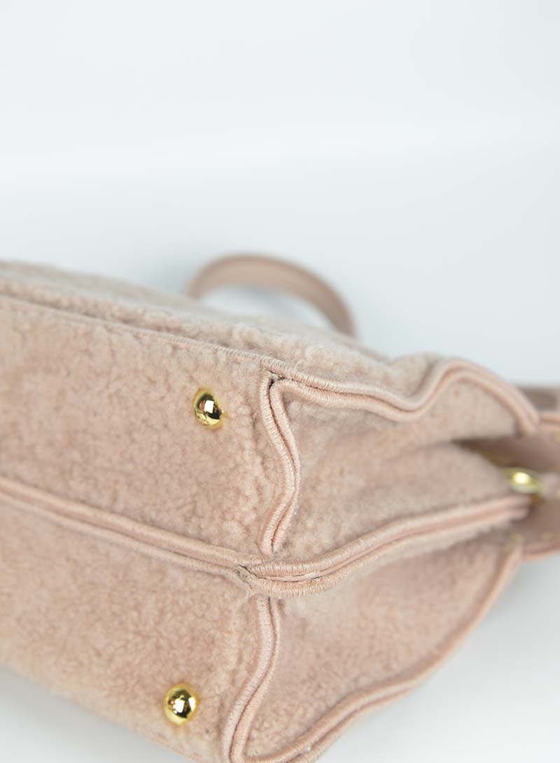 Fendi Peekaboo I See U in antique pink sheepskin