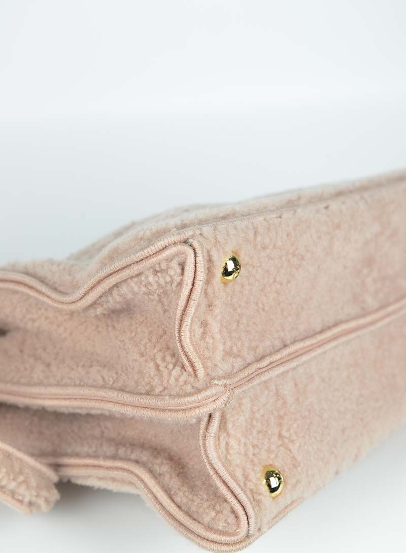 Fendi Peekaboo I See U in antique pink sheepskin