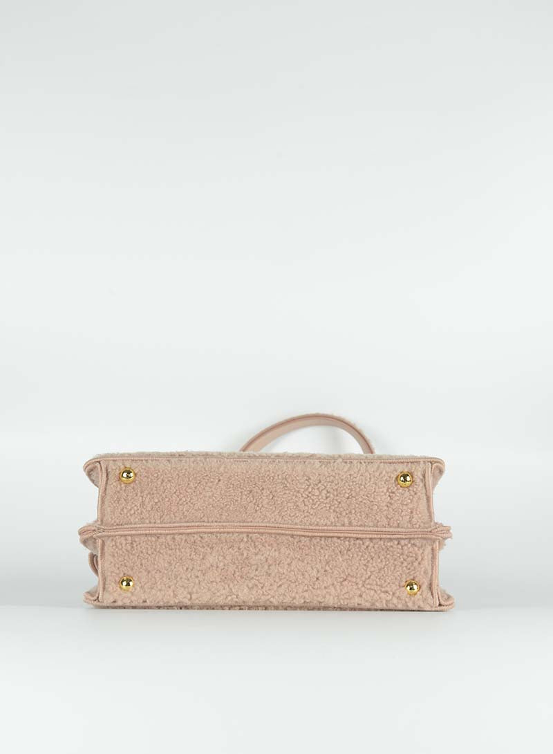 Fendi Peekaboo I See U in antique pink sheepskin