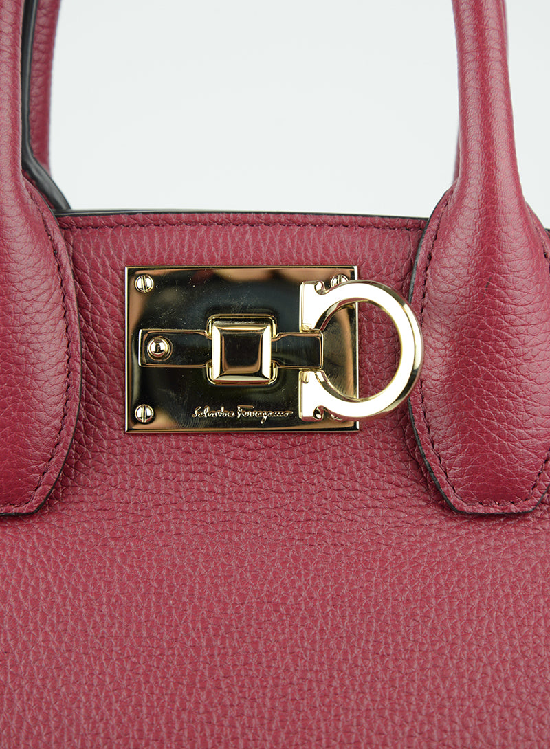 Ferragamo Borsa The Studio ciliegia