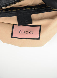 Gucci Borsa a tracolla Marmont Graffiti in pelle nera
