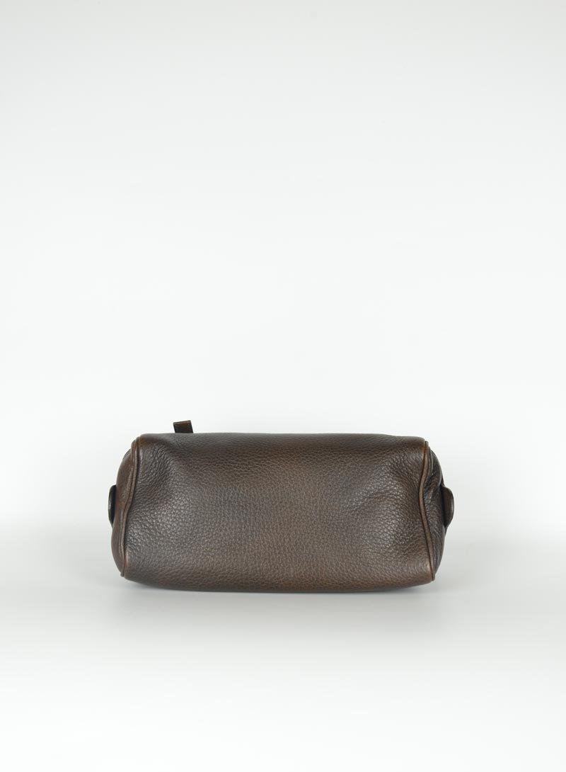 Prada Beauty Case in pelle marrone