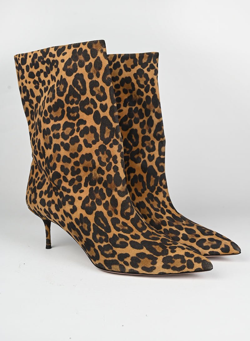 Aquazzura Stivaletti animalier - N. 39 ½