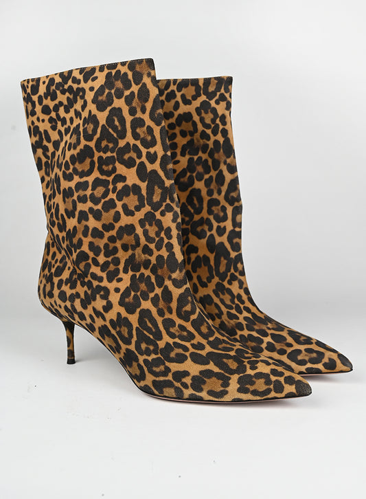 Aquazzura Stivaletti animalier - N. 39 ½