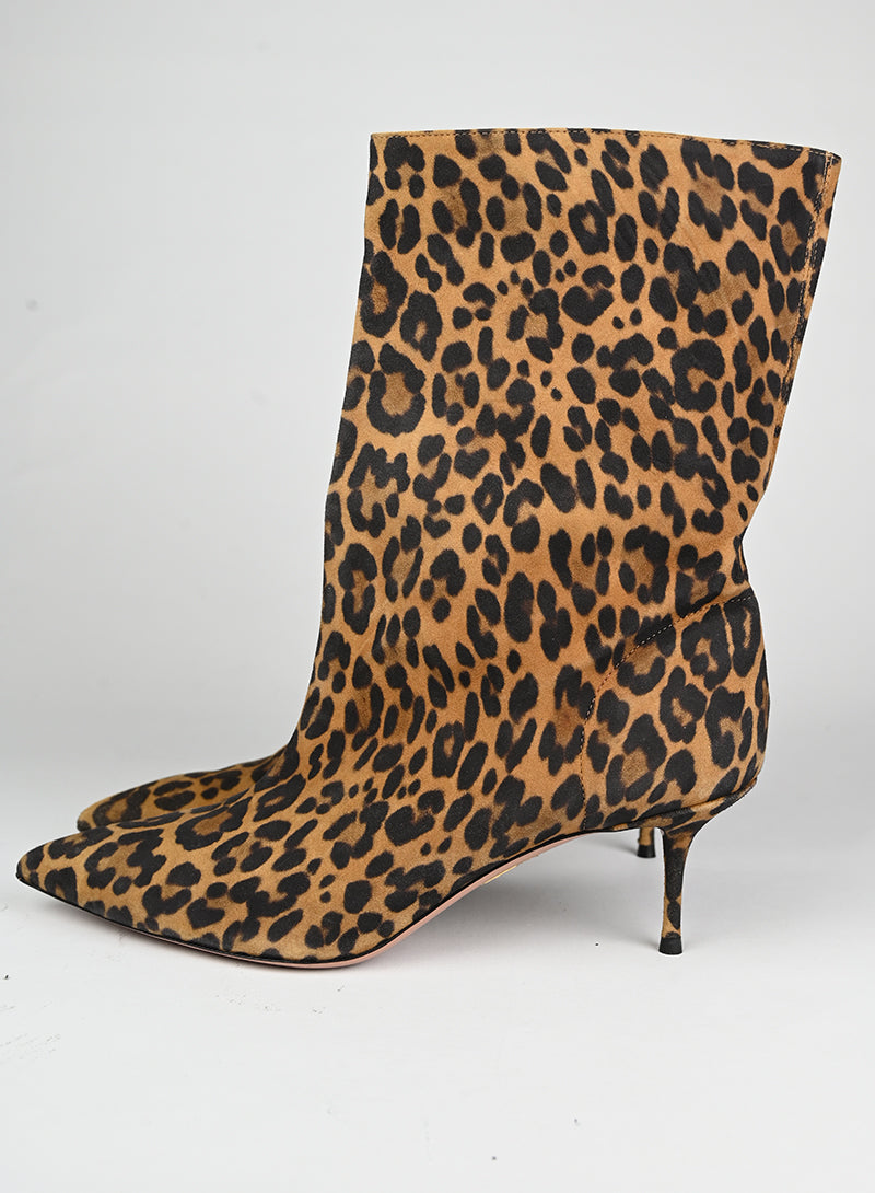 Aquazzura Stivaletti animalier - N. 39 ½