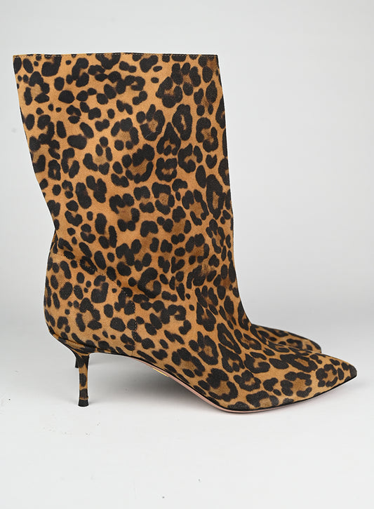Aquazzura Stivaletti animalier - N. 39 ½