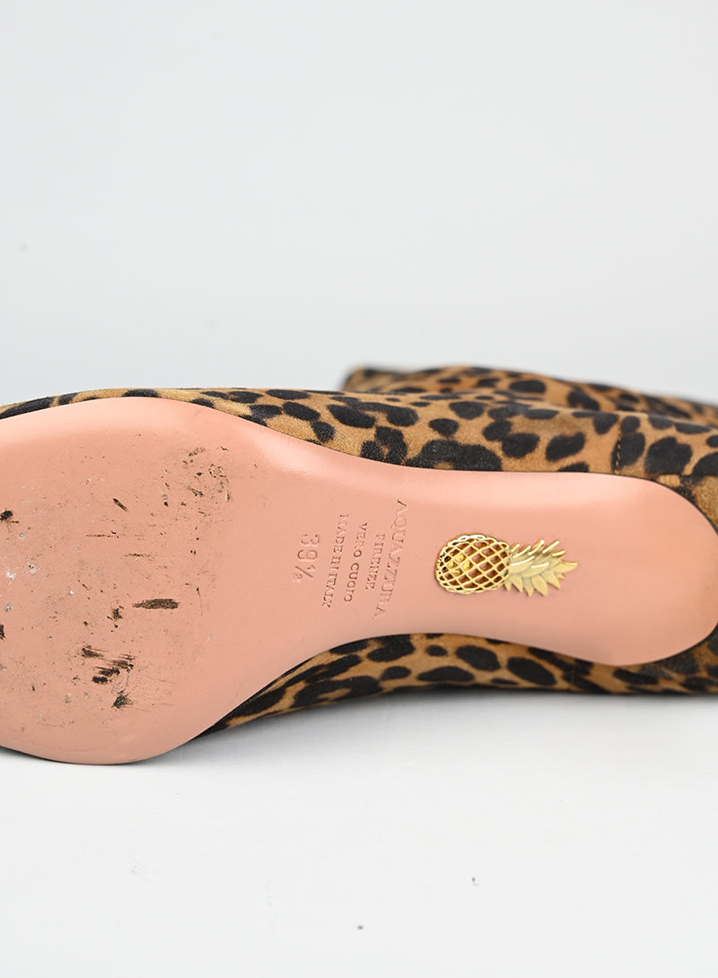Aquazzura Stivaletti animalier - N. 39 ½