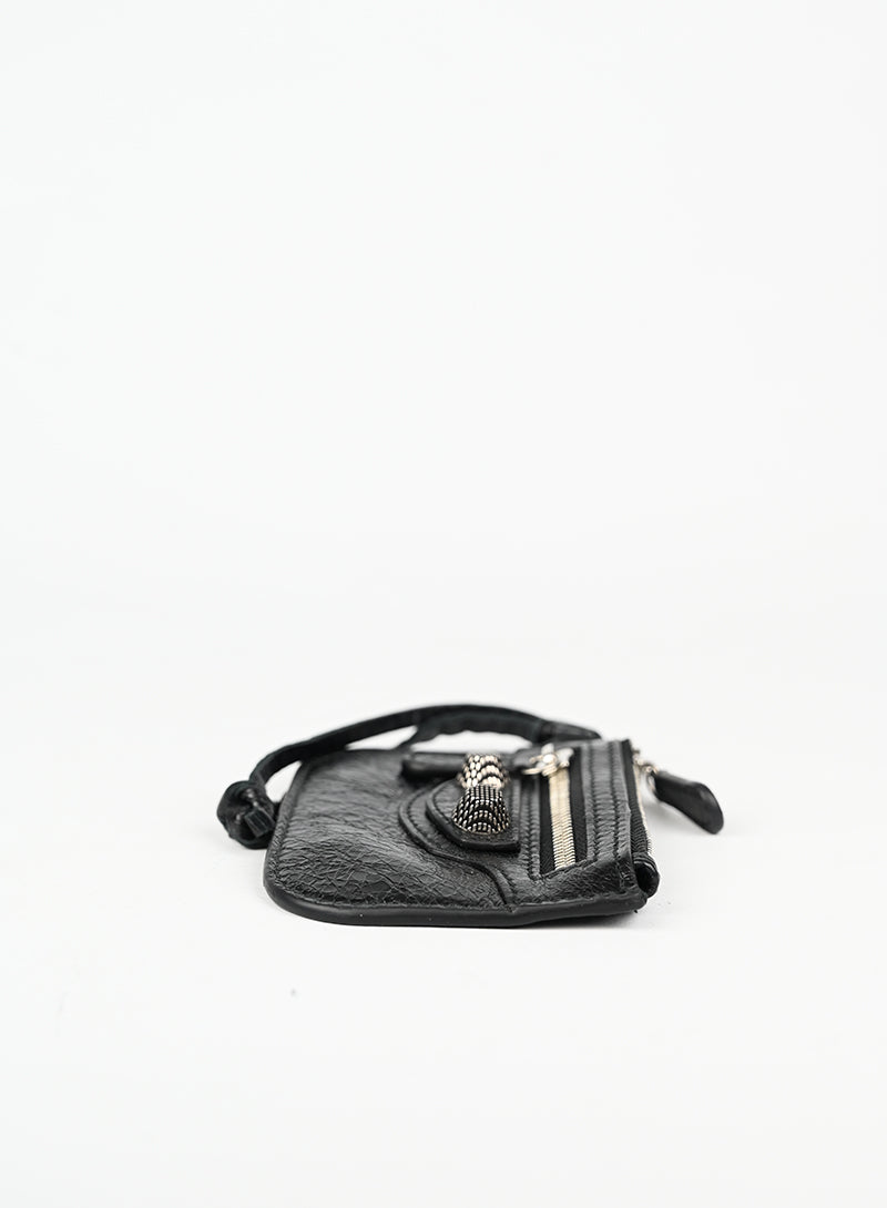 Balenciaga Portamonete Le Cagole in pelle nera - lesleyluxuryvintage