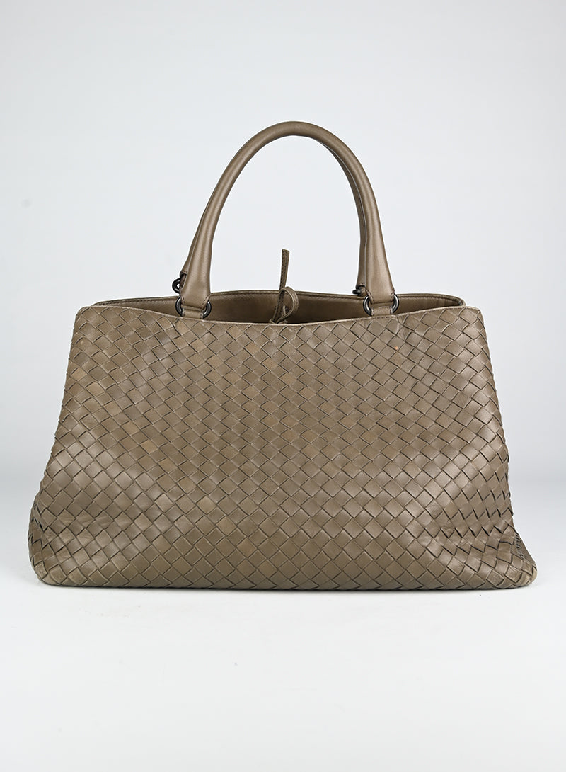 Bottega Veneta Borsa Milano in pelle fango