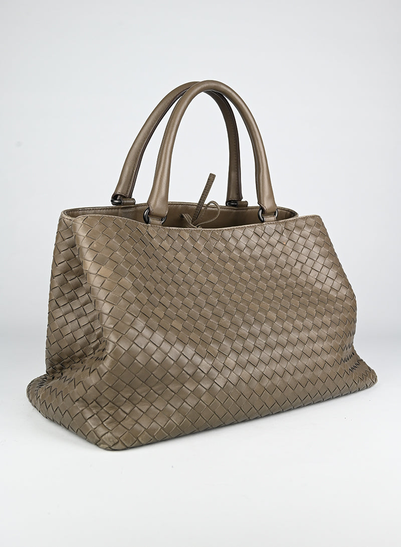 Bottega Veneta Borsa Milano in pelle fango