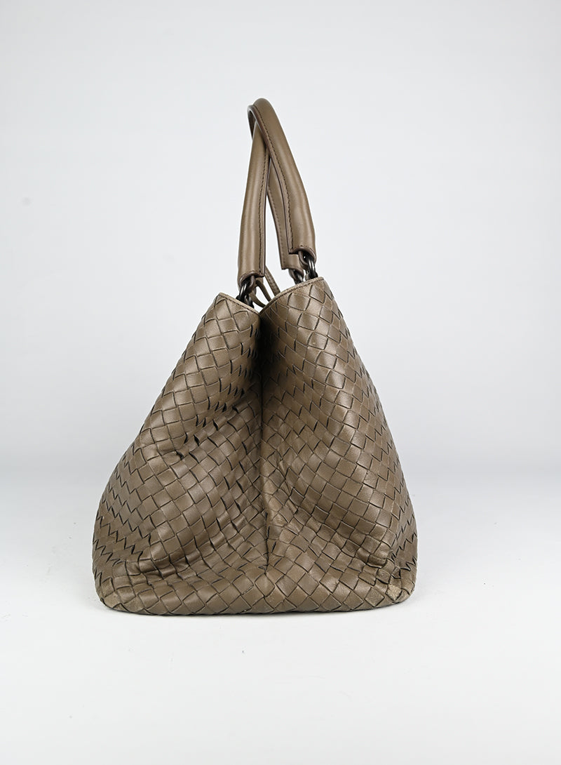 Bottega Veneta Borsa Milano in pelle fango