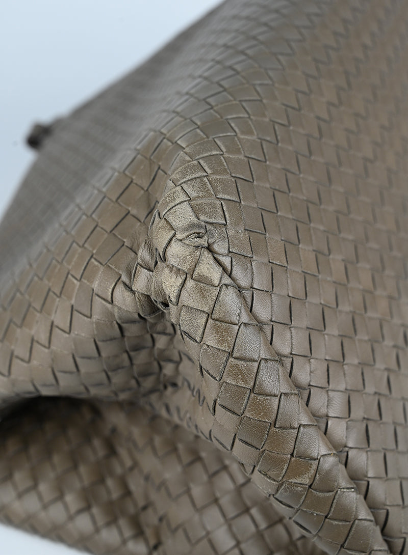 Bottega Veneta Borsa Milano in pelle fango