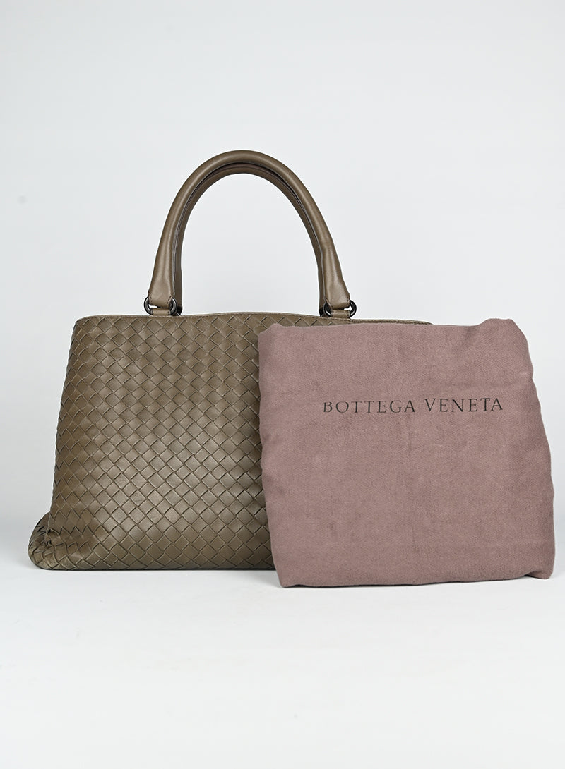 Bottega Veneta Borsa Milano in pelle fango