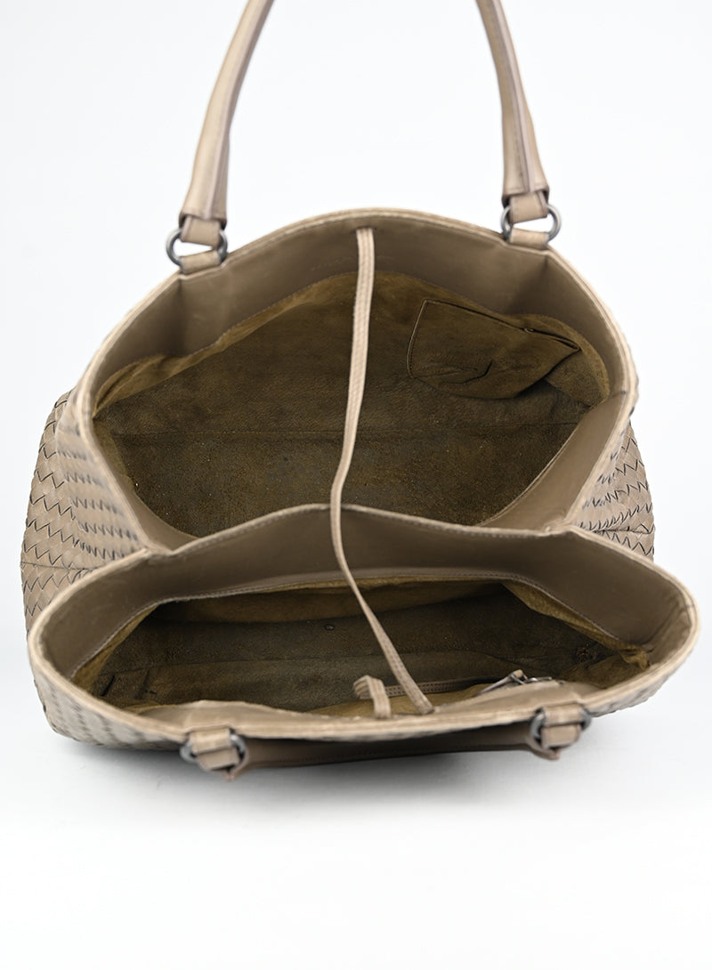Bottega Veneta Borsa Milano in pelle fango