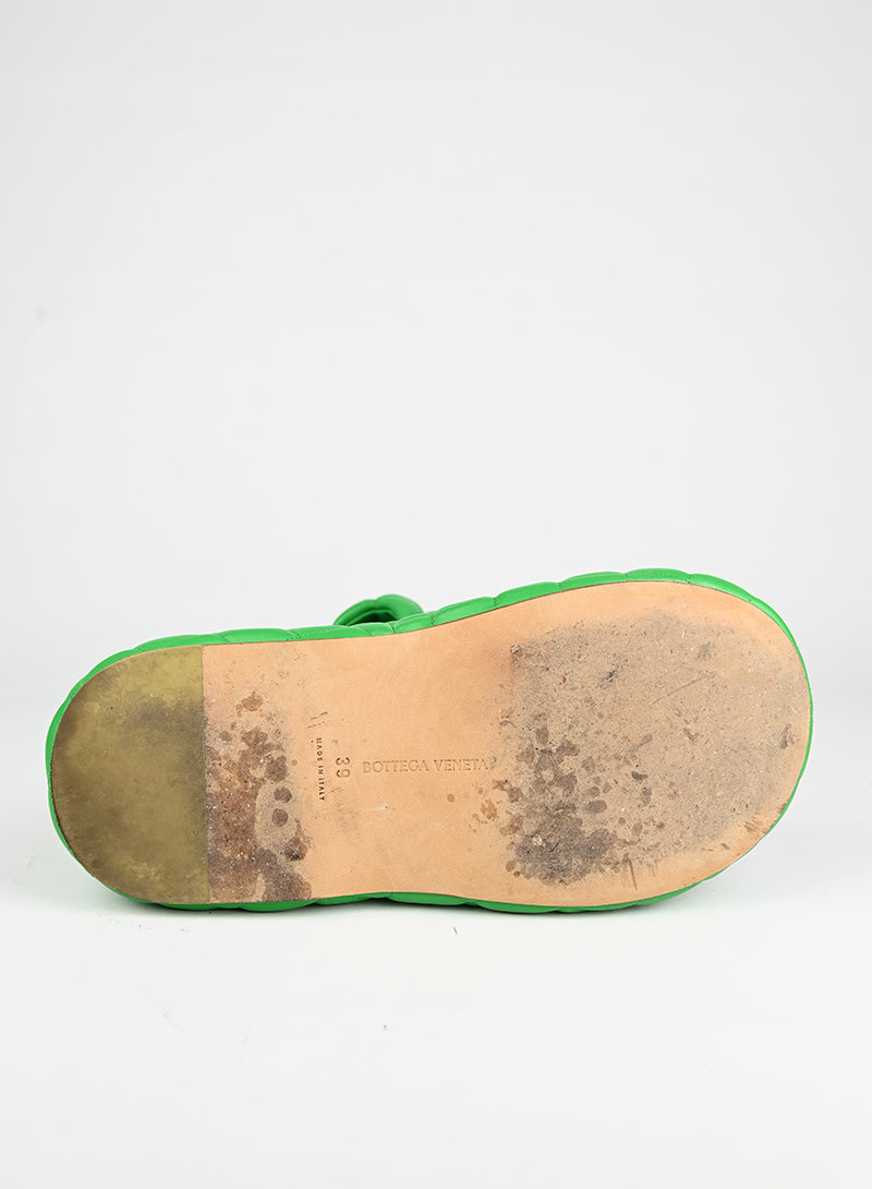 Bottega Veneta Sandali in pelle verde - N. 39