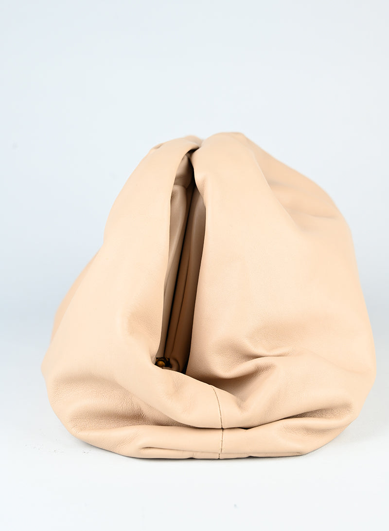 Bottega Veneta Pouch in pelle cipria