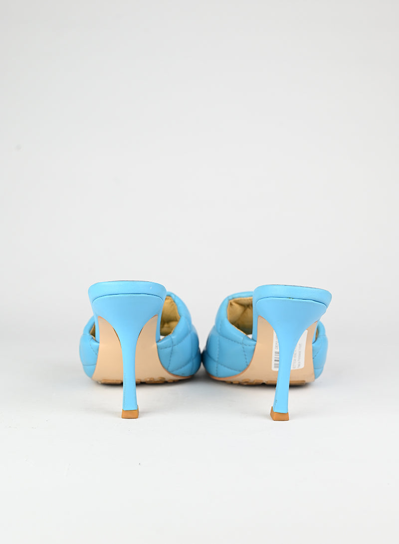 Bottega Veneta Mules in pelle celeste - N. 38