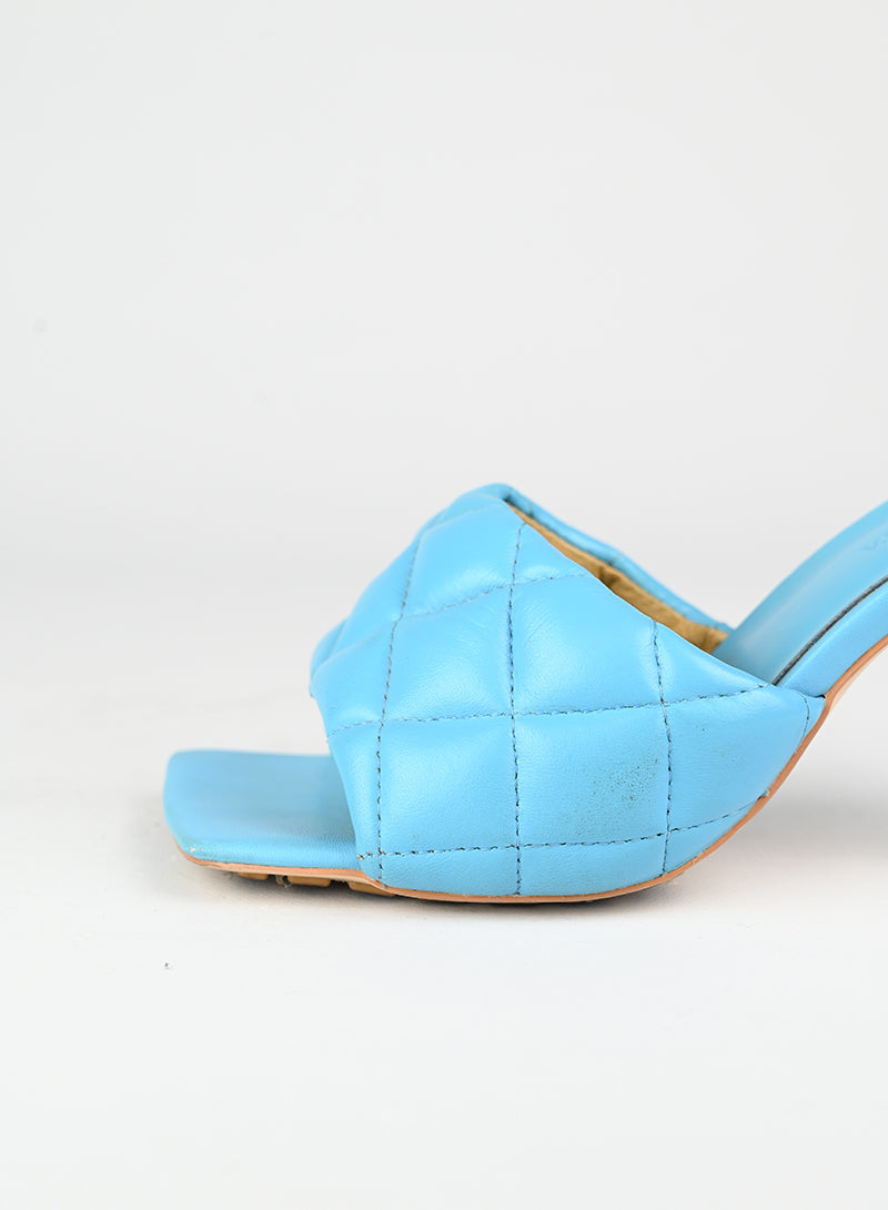 Bottega Veneta Mules in pelle celeste - N. 38